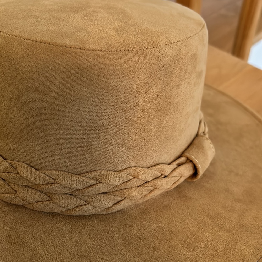 NWT Anthropologie Tan Hat - Picture 2 of 6